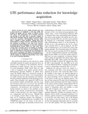LTE_performance_data_reduction_for_knowledge_acquisition